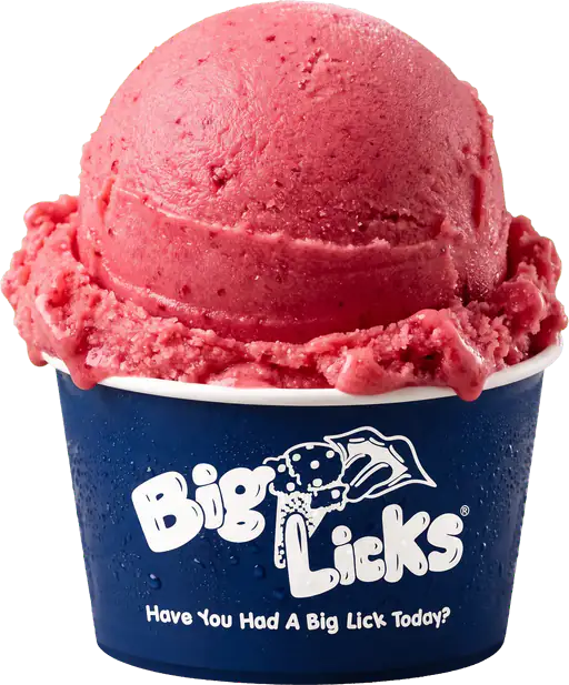 Raspberry Sorbet en Big Licks