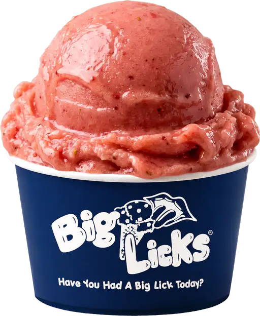 Strawberry Banana Sorbet en Big Licks
